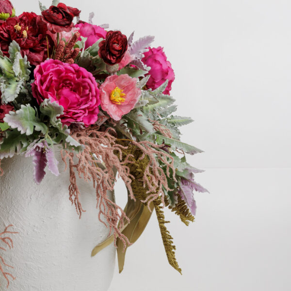 RANUNCULUS ΛΟΥΛΟΥΔΙ ΤΕΧΝΗΤΟ 51cm POLYESTER ΜΠΟΡΝΤΩ ΠΡΑΣΙΝΟ 030884 - Image 5