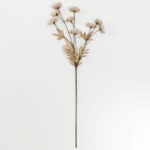 RANUNCULUS ΛΟΥΛΟΥΔΙ ΤΕΧΝΗΤΟ 81cm POLYESTER ΛΕΥΚΟ ΜΠΕΖ 030889