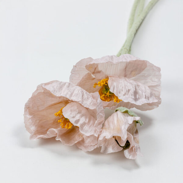 POPPY ΛΟΥΛΟΥΔΙ ΤΕΧΝΗΤΟ 61cm POLYESTER ΡΟΖ ΑΝΟΙΧΤΟ 030890 - Image 3
