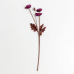 POPPY ΛΟΥΛΟΥΔΙ ΤΕΧΝΗΤΟ 60cm POLYESTER ΜΩΒ ΠΡΑΣΙΝΟ 030896