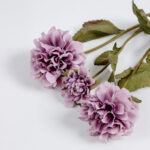 ZINNIA ΛΟΥΛΟΥΔΙ ΤΕΧΝΗΤΟ 52cm POLYESTER ΛΙΛΑ ΠΡΑΣΙΝΟ 030899 - Image 3