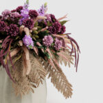 ZINNIA ΛΟΥΛΟΥΔΙ ΤΕΧΝΗΤΟ 52cm POLYESTER ΛΙΛΑ ΠΡΑΣΙΝΟ 030899 - Image 4