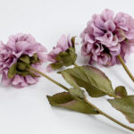 ZINNIA ΛΟΥΛΟΥΔΙ ΤΕΧΝΗΤΟ 52cm POLYESTER ΛΙΛΑ ΠΡΑΣΙΝΟ 030899 - Image 5