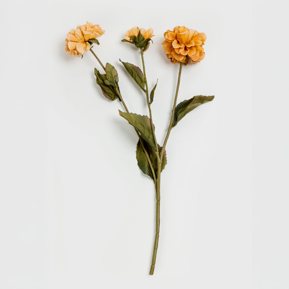 030901-2Zw5X-first-_1 ZINNIA ΛΟΥΛΟΥΔΙ ΤΕΧΝΗΤΟ 52cm POLYESTER ΠΟΡΤΟΚΑΛΙ ΠΡΑΣΙΝΟ 030901 - Image 1