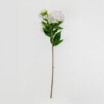 PEONY ΛΟΥΛΟΥΔΙ ΤΕΧΝΗΤΟ 67cm POLYESTER ΛΕΥΚΟ ΡΟΖ ΠΡΑΣΙΝΟ 030905