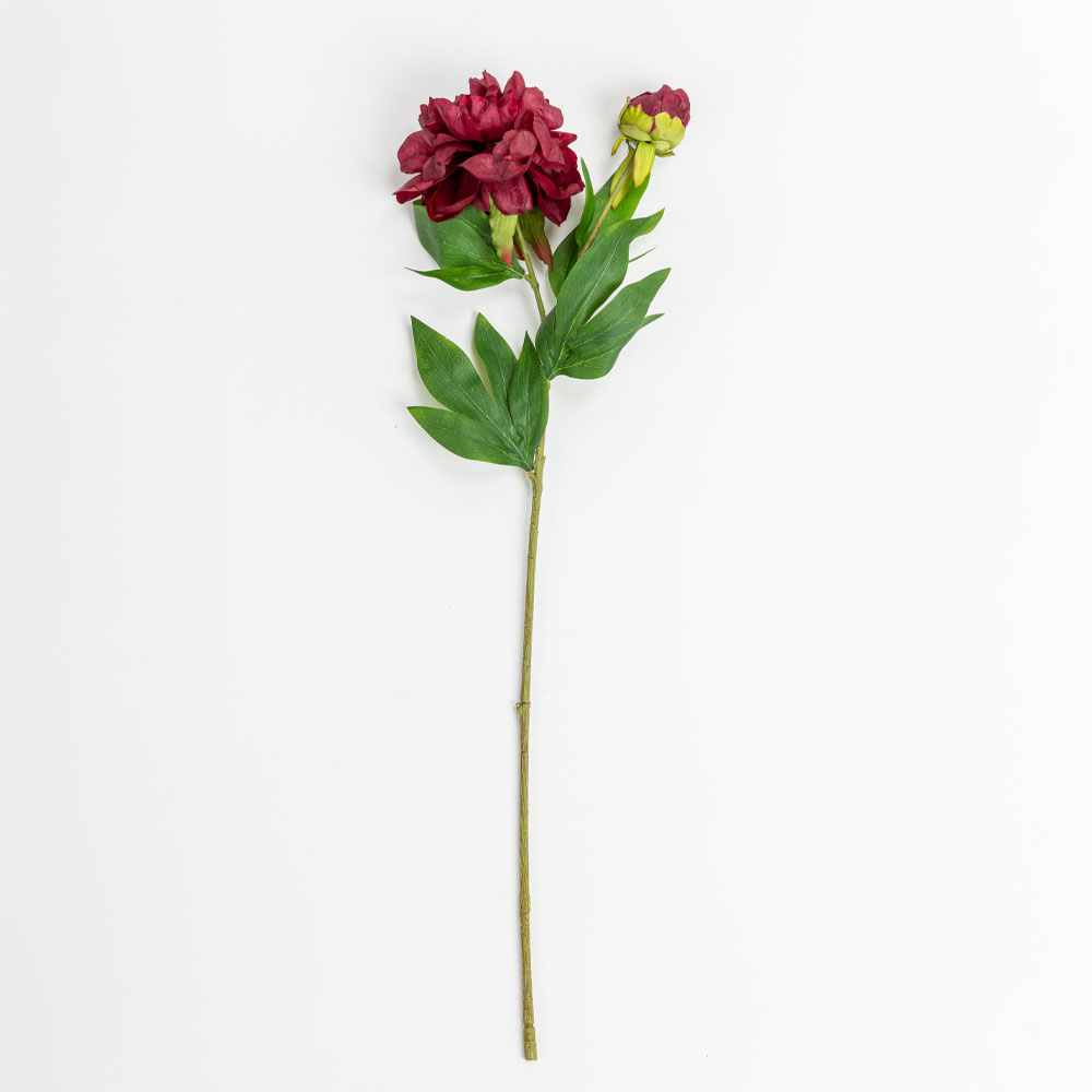 030908-eyZKl-first-_1 PEONY ΛΟΥΛΟΥΔΙ ΤΕΧΝΗΤΟ 67cm POLYESTER ΜΠΟΡΝΤΩ ΠΡΑΣΙΝΟ 030908 - Image 1