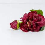 PEONY ΛΟΥΛΟΥΔΙ ΤΕΧΝΗΤΟ 67cm POLYESTER ΜΠΟΡΝΤΩ ΠΡΑΣΙΝΟ 030908 - Image 3