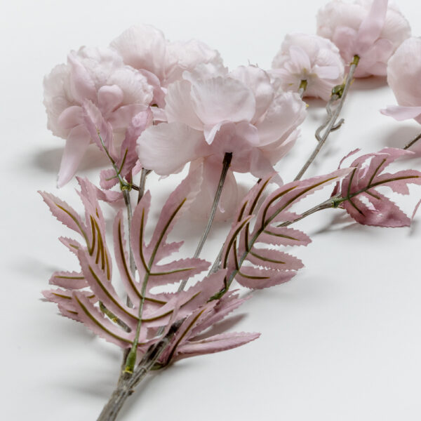 PEONY ΛΟΥΛΟΥΔΙ ΤΕΧΝΗΤΟ 82cm POLYESTER ΡΟΖ ΓΚΡΙ 030910 - Image 5
