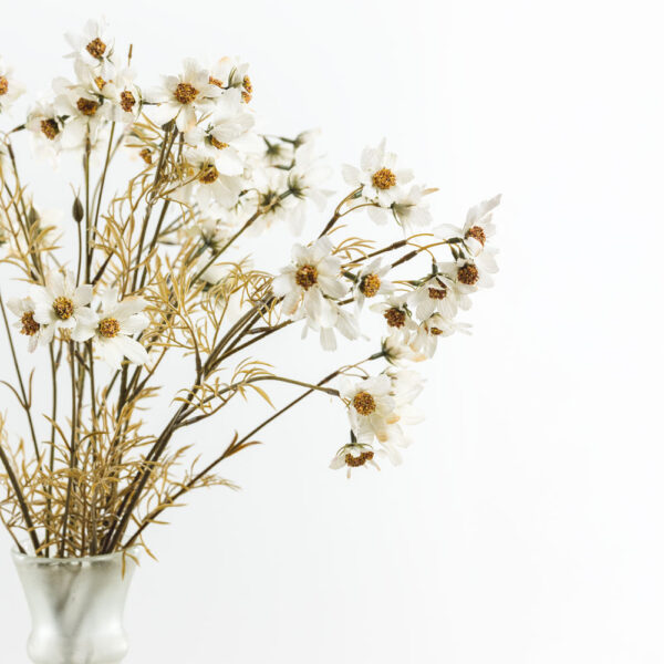 SKY COSMOS ΛΟΥΛΟΥΔΙ ΤΕΧΝΗΤΟ 79cm POLYESTER ΜΠΕΖ ΠΡΑΣΙΝΟ 030912 - Image 3