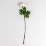 CABBAGE ROSE ΛΟΥΛΟΥΔΙ ΤΕΧΝΗΤΟ 66cm POLYESTER ΛΕΥΚΟ ΡΟΖ ΠΡΑΣΙΝΟ 030915