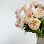 CABBAGE ROSE ΛΟΥΛΟΥΔΙ ΤΕΧΝΗΤΟ 66cm POLYESTER ΛΕΥΚΟ ΡΟΖ ΠΡΑΣΙΝΟ 030915 - Image 2