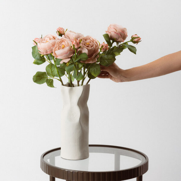 AUSTIN ROSE ΛΟΥΛΟΥΔΙ ΤΕΧΝΗΤΟ 64cm POLYESTER ΣΟΜΟΝ ΠΡΑΣΙΝΟ 030918 - Image 2