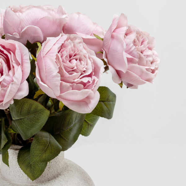 BEAUTY ROSE ΛΟΥΛΟΥΔΙ ΤΕΧΝΗΤΟ 67cm POLYESTER ΡΟΖ ΠΡΑΣΙΝΟ 030919 - Image 2