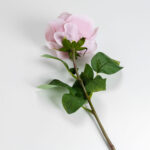 BEAUTY ROSE ΛΟΥΛΟΥΔΙ ΤΕΧΝΗΤΟ 67cm POLYESTER ΡΟΖ ΠΡΑΣΙΝΟ 030919 - Image 5