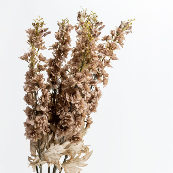 DELPHINIUM ΛΟΥΛΟΥΔΙ ΤΕΧΝΗΤΟ 108cm POLYESTER ΜΠΕΖ ΧΑΚΙ ΠΡΑΣΙΝΟ 030925 - Image 2