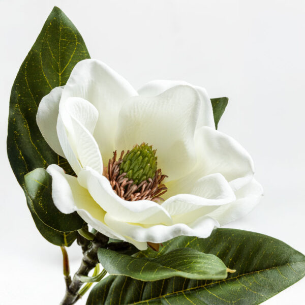 MAGNOLIA ΛΟΥΛΟΥΔΙ ΤΕΧΝΗΤΟ 71cm POLYESTER ΜΠΕΖ ΠΡΑΣΙΝΟ 030927 - Image 2