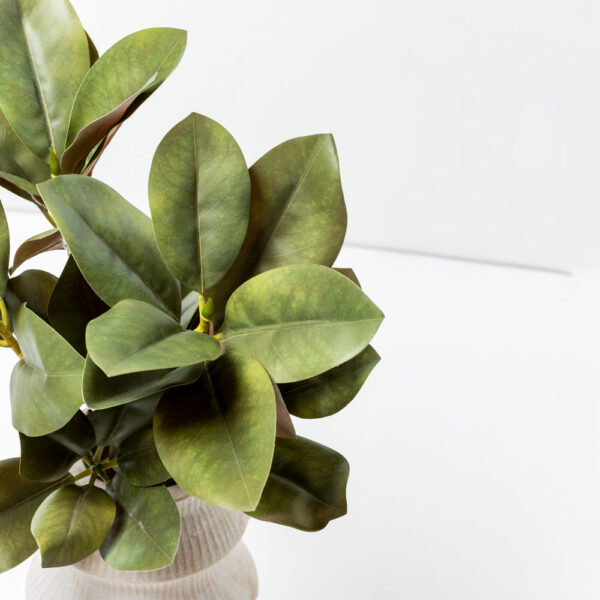 MAGNOLIA LEAVES ΛΟΥΛΟΥΔΙ ΤΕΧΝΗΤΟ 83cm POLYESTER ΠΡΑΣΙΝΟ 030931 - Image 3