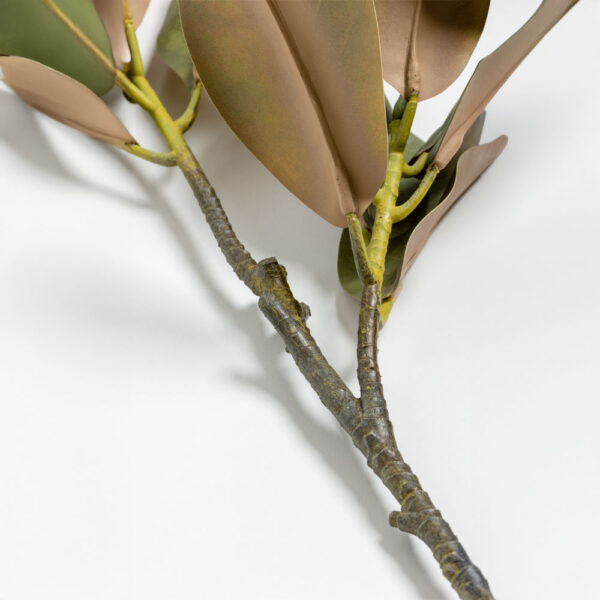 MAGNOLIA LEAVES ΛΟΥΛΟΥΔΙ ΤΕΧΝΗΤΟ 83cm POLYESTER ΠΡΑΣΙΝΟ 030931 - Image 4