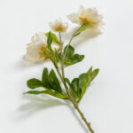 HIBISCUS ΛΟΥΛΟΥΔΙ ΤΕΧΝΗΤΟ 66cm POLYESTER ΜΠΕΖ ΠΡΑΣΙΝΟ 030932 - Image 4