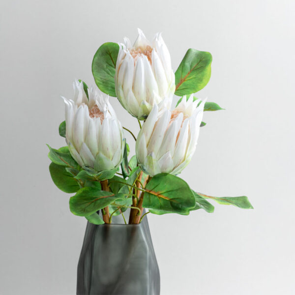 PROTEAX ΛΟΥΛΟΥΔΙ ΤΕΧΝΗΤΟ 68cm POLYESTER ΛΕΥΚΟ ΠΡΑΣΙΝΟ 030934 - Image 2