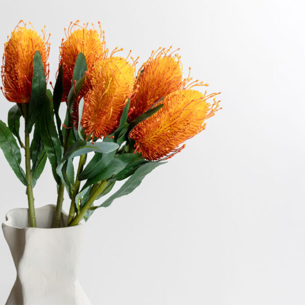 PROTEAX ΛΟΥΛΟΥΔΙ ΤΕΧΝΗΤΟ 64cm POLYESTER ΠΟΡΤΟΚΑΛΙ ΠΡΑΣΙΝΟ 030938 - Image 2