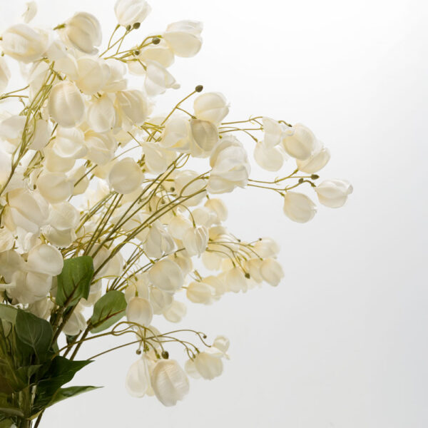 LANTERN FLOWER ΛΟΥΛΟΥΔΙ ΤΕΧΝΗΤΟ 90cm POLYESTER ΜΠΕΖ ΠΡΑΣΙΝΟ 030939 - Image 4