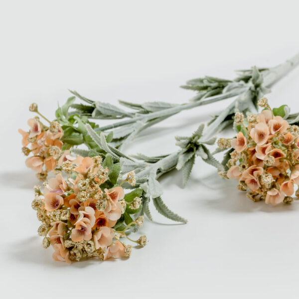 SWEET ALYSSUM ΛΟΥΛΟΥΔΙ ΤΕΧΝΗΤΟ 78cm POLYESTER ΣΟΜΟΝ ΜΩΒ ΠΡΑΣΙΝΟ 030942 - Image 3