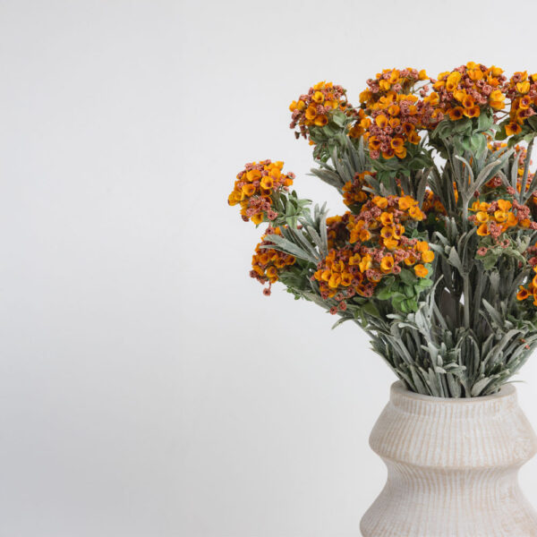 SWEET ALYSSUM ΛΟΥΛΟΥΔΙ ΤΕΧΝΗΤΟ 78cm POLYESTER ΠΟΡΤΟΚΑΛΙ ΠΡΑΣΙΝΟ 030943 - Image 4
