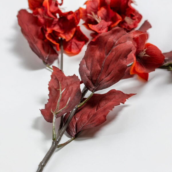 BOUGAINVILLEA ΛΟΥΛΟΥΔΙ ΤΕΧΝΗΤΟ 105cm POLYESTER ΚΟΚΚΙΝΟ ΠΟΡΤΟΚΑΛΙ 030946 - Image 4