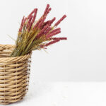 LAVENDER ΚΛΑΔΙ ΤΕΧΝΗΤΟ 43cm POLYESTER ΦΟΥΞΙΑ ΠΡΑΣΙΝΟ 030954 - Image 2