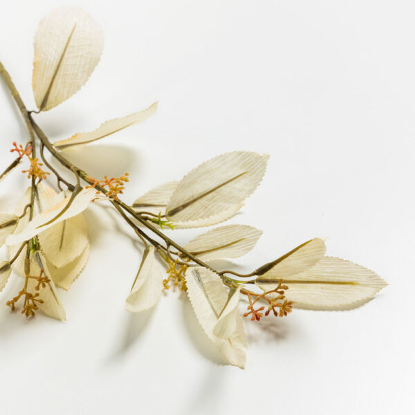 PHOTINIA ΚΛΑΔΙ ΤΕΧΝΗΤΟ 60cm POLYESTER ΜΠΕΖ ΠΡΑΣΙΝΟ 030959 - Image 3