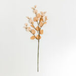 FRANCE EUCALYPTUS ΚΛΑΔΙ ΤΕΧΝΗΤΟ 90cm POLYESTER ΜΠΕΖ ΚΑΦΕ 030962