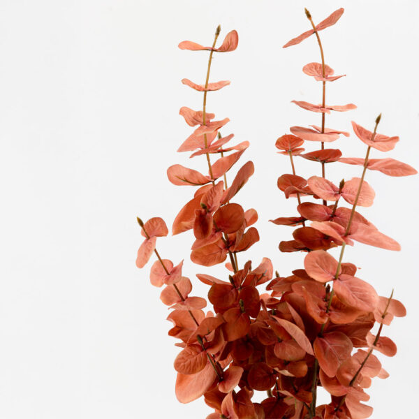 EUCALYPTUS ΚΛΑΔΙ ΤΕΧΝΗΤΟ 88cm POLYESTER TERRACOTTA 030967 - Image 3