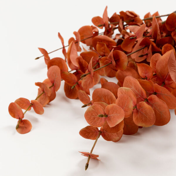 EUCALYPTUS ΚΛΑΔΙ ΤΕΧΝΗΤΟ 88cm POLYESTER TERRACOTTA 030967 - Image 4
