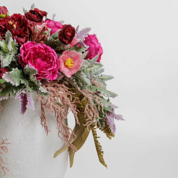 SENECIO CINERARIA ΚΛΑΔΙ ΤΕΧΝΗΤΟ 38cm POLYESTER ΠΡΑΣΙΝΟ 030972 - Image 4