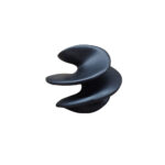 RENISH ΔΙΑΚΟΣΜΗΤΙΚΟ ΚΟΜΠΟΣ 14x14x12cm POLYRESIN ΜΑΥΡΟ 031107