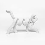 BELMA ΔΙΑΚΟΣΜΗΤΙΚΟ ΓΑΤΑ 30x8x22cm POLYRESIN ΛΕΥΚΟ 031111