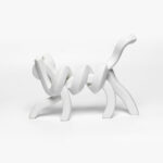 BELMA ΔΙΑΚΟΣΜΗΤΙΚΟ ΓΑΤΑ 30x8x22cm POLYRESIN ΛΕΥΚΟ 031111 - Image 2