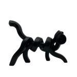 BELMA ΔΙΑΚΟΣΜΗΤΙΚΟ ΓΑΤΑ 30x8x22cm POLYRESIN ΜΑΥΡΟ 031112