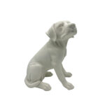 BORIS ΔΙΑΚΟΣΜΗΤΙΚΟ ΣΚΥΛΟΣ 24x18x29cm POLYRESIN ΛΕΥΚΟ 031114