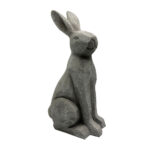 ROGER ΔΙΑΚΟΣΜΗΤΙΚΟ ΛΑΓΟΣ 21x16x40cm POLYRESIN ΓΚΡΙ 031120
