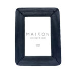 EDWARD ΚΟΡΝΙΖΑ 16x2x21cm POLYRESIN ΜΑΥΡΟ ΓΥΑΛΙ 031121