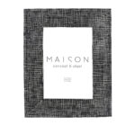 OLAF ΚΟΡΝΙΖΑ 19x2x24cm POLYRESIN ΜΑΥΡΟ ΛΕΥΚΟ ΓΥΑΛΙ 031124