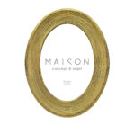 VALENS ΚΟΡΝΙΖΑ 18x2x23cm POLYRESIN ΧΡΥΣΟ ΓΥΑΛΙ 031127