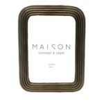 ABEL ΚΟΡΝΙΖΑ 20x2x24cm POLYRESIN ΧΡΥΣΟ ΓΥΑΛΙ 031136