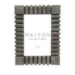 KASEN ΚΟΡΝΙΖΑ 18x2x23cm POLYRESIN ΑΣΗΜΙ ΓΥΑΛΙ 031149