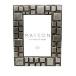 KEVAN ΚΟΡΝΙΖΑ 18x2x24cm POLYRESIN ΑΣΗΜΙ ΓΥΑΛΙ 031150