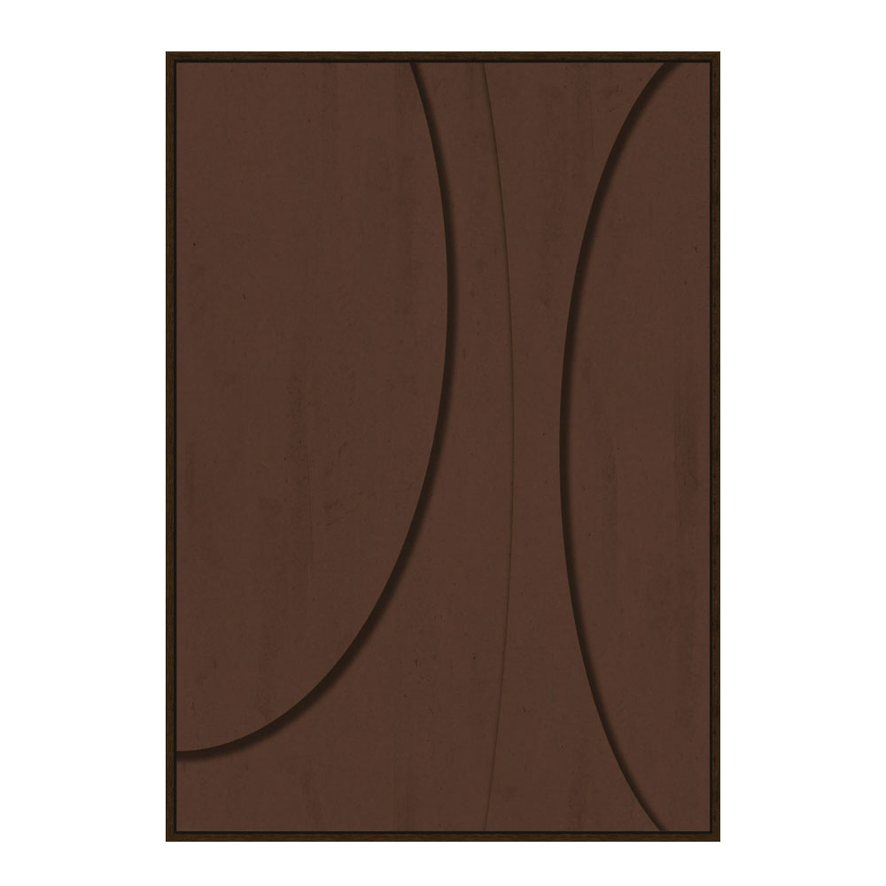 031353-foJ6z-first-_1 CARNELIAN ΠΙΝΑΚΑΣ ΔΙΑΚΟΣΜΗΣΗΣ 80x120x4cm ΚΑΜΒΑΣ ΚΑΦΕ PVC ΦΥΛΛΟ ΚΑΦΕ 031353 - Image 1