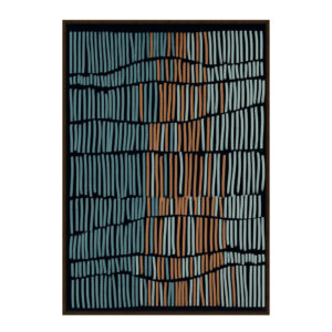 RUSTIC MIRAGE ΠΙΝΑΚΑΣ ΔΙΑΚΟΣΜΗΣΗΣ 80x120x4cm ΚΑΜΒΑΣ ΠΟΛΥΧΡΩΜΟ ΞΥΛΟ ΚΑΦΕ 031362