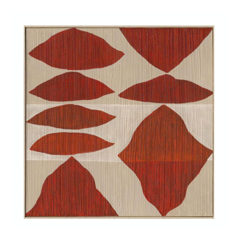 031413-mynsD-first-_1 SHAYE TERRA ΠΙΝΑΚΑΣ ΔΙΑΚΟΣΜΗΣΗΣ 100x100x5cm ΚΑΜΒΑΣ ΜΠΕΖ ΚΕΡΑΜΙΔΙ ΞΥΛΟ ΦΥΣΙΚΟ 031413 - Image 1